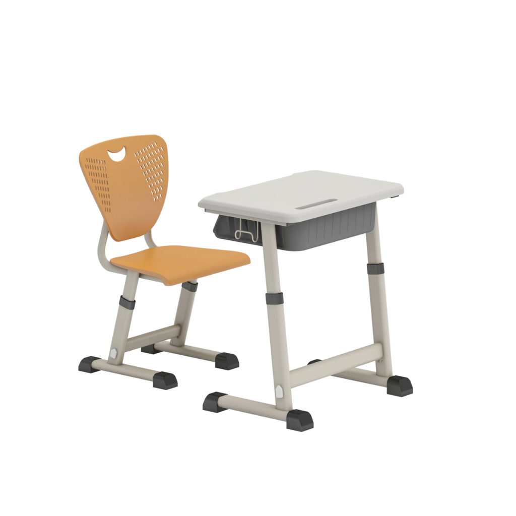 格瑞升降課桌椅｜朝陽色｜產品圖